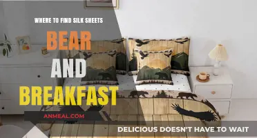 Luxurious Silk Sheets at Unique Bear and Breakfast Retreats