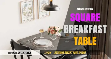 Discover the Perfect Square Breakfast Table: Top Places to Shop