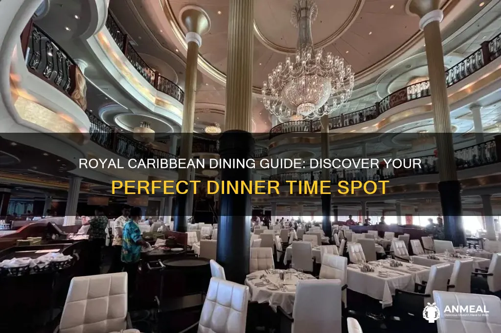 where to find your dinner time royal caribbean
