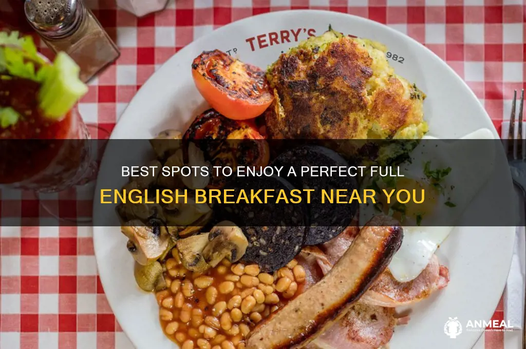 where to get a full english breakfast