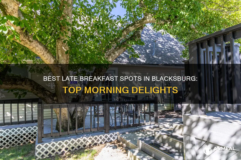 where to get a late breakfast in blacksburg
