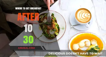 Late Breakfast Spots: Where to Eat After 10:30 AM