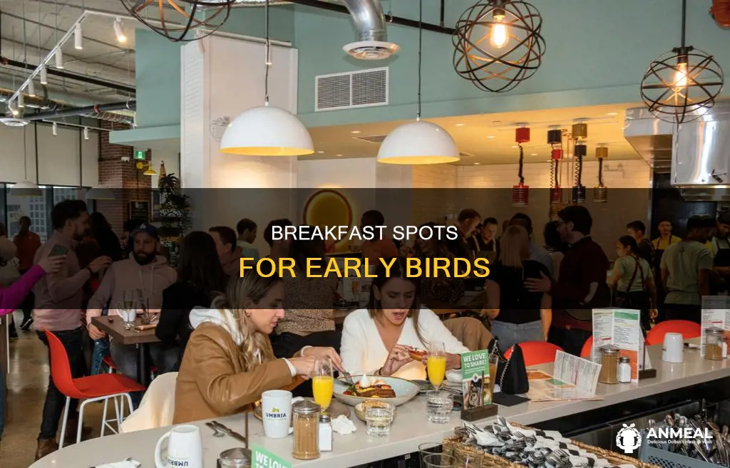 where to get breakfast at 8 am