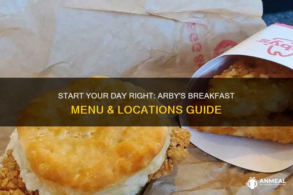 where to get breakfast at arby