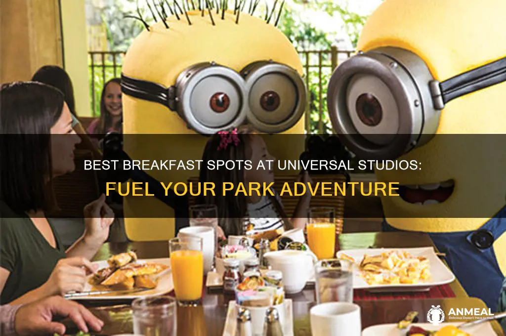 where to get breakfast at universal studios