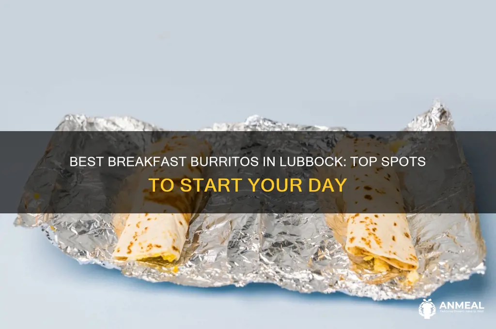where to get breakfast burritos in lubbock