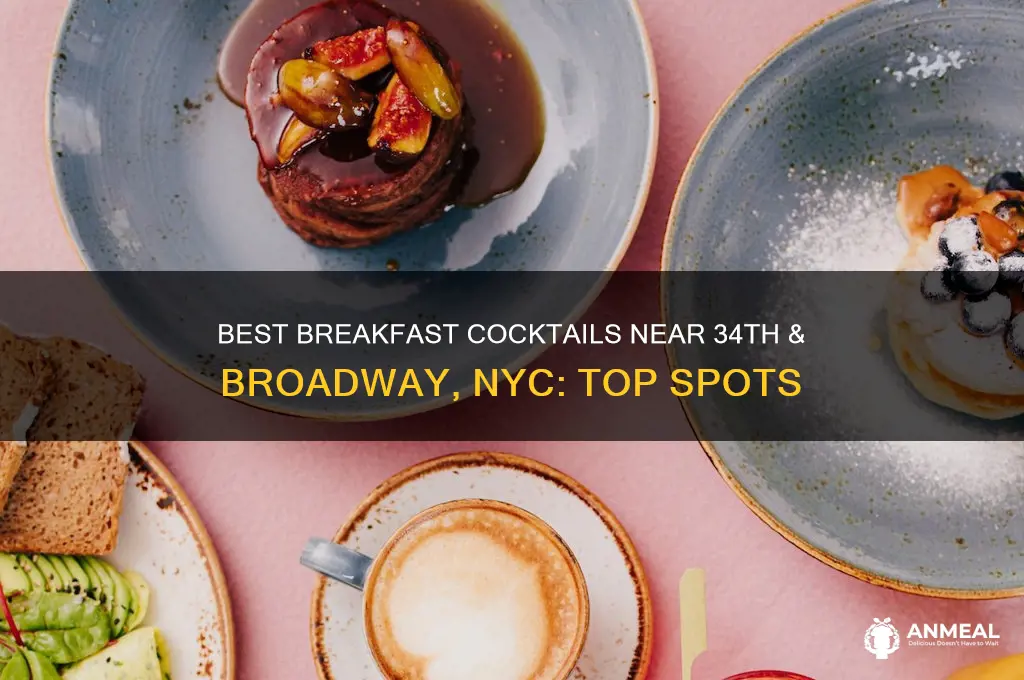 where to get breakfast cocktails near 34th broadway ny
