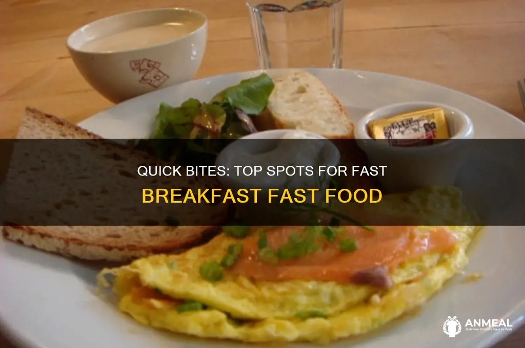 where to get breakfast fast food