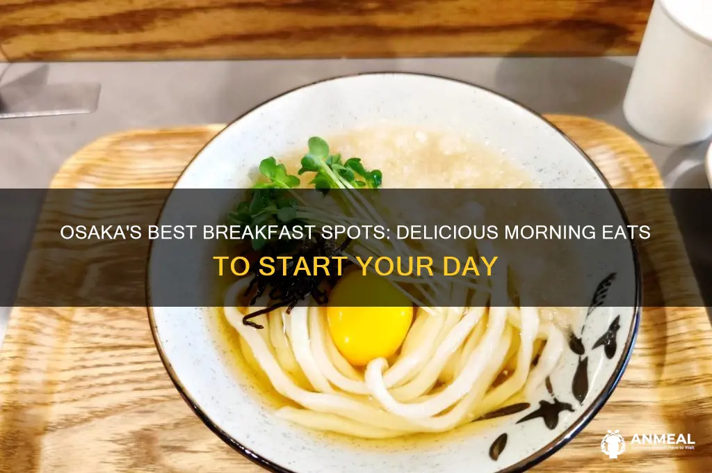 where to get breakfast in osaka