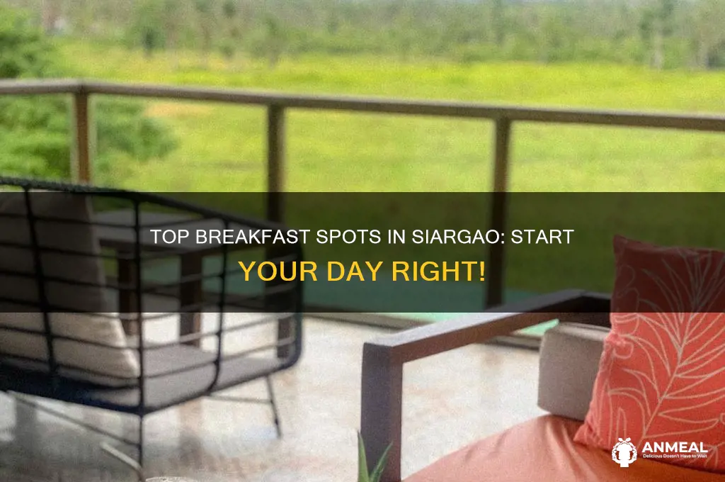 where to get breakfast in siargao