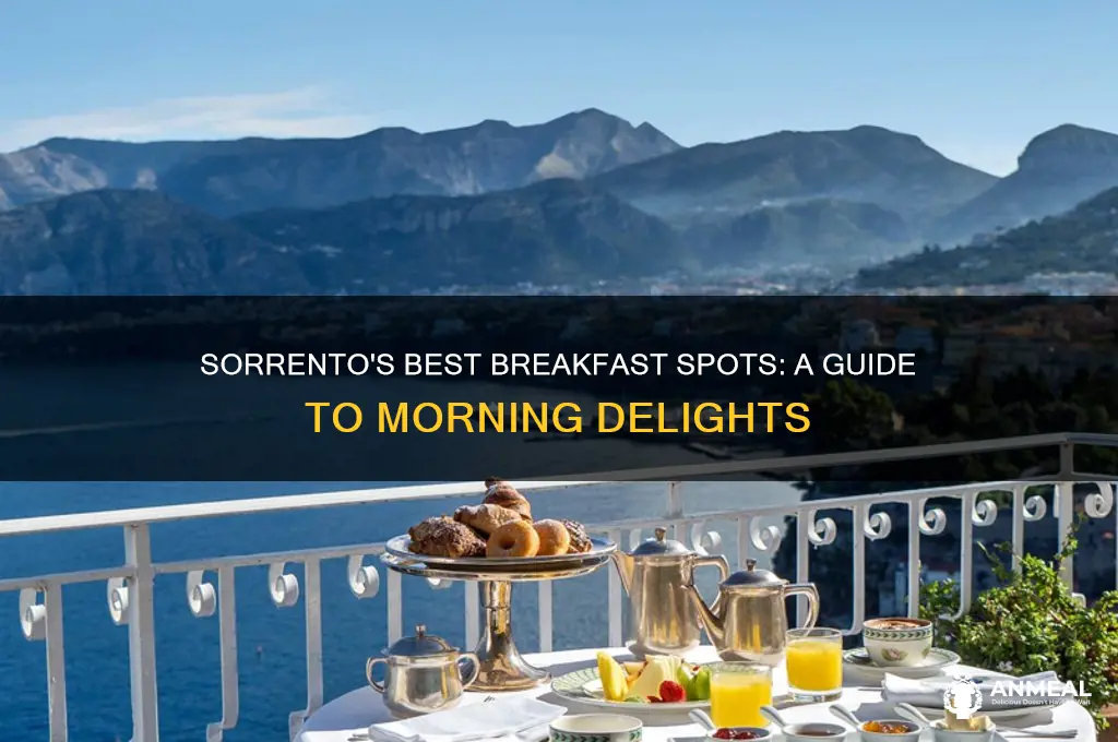 where to get breakfast in sorrento