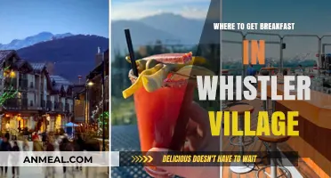 Whistler Village's Best Breakfast Spots: A Foodie's Morning Guide