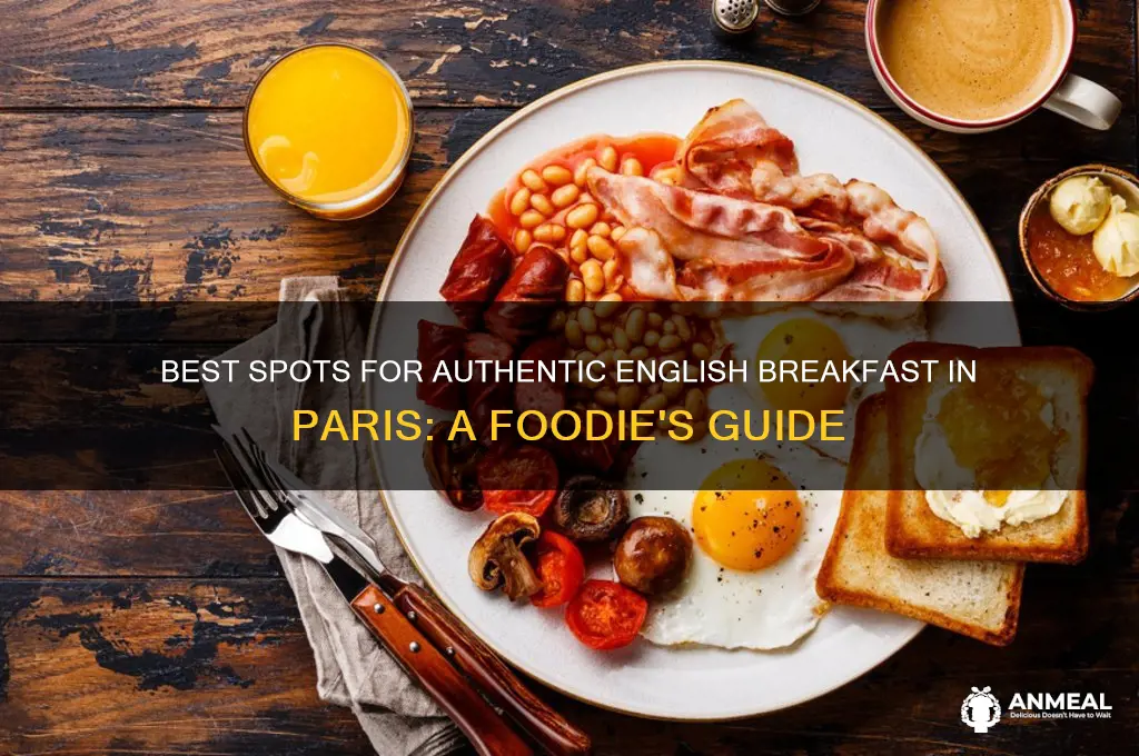 where to get english breakfast in paris