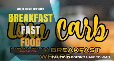 Quick Low-Carb Breakfast Options at Fast Food Restaurants