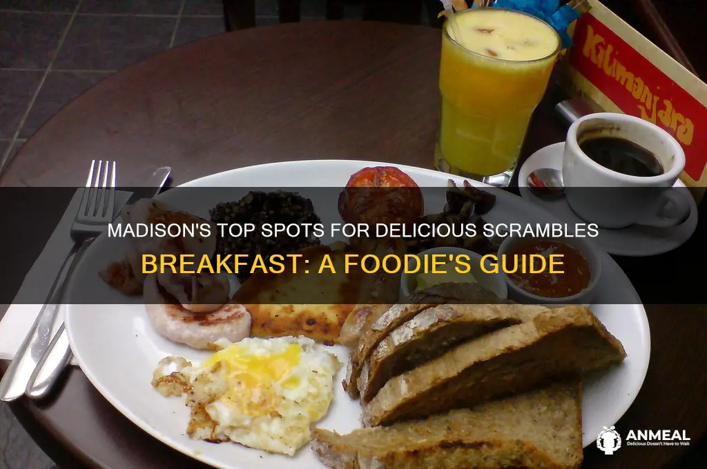 where to get the best scrambles breakfast in madison wi