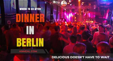 Berlin's Best Post-Dinner Spots: Bars, Lounges, and Nightlife Gems