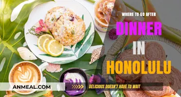 Honolulu's Best Post-Dinner Spots: Nightlife, Desserts, and Scenic Views