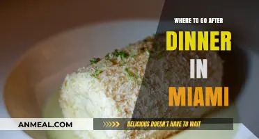 Miami's Best Post-Dinner Hotspots: Nightlife, Desserts, and More