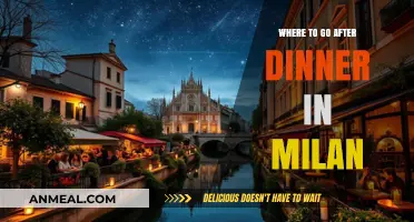 Milan's Best Post-Dinner Spots: Cocktails, Desserts, and Nightlife