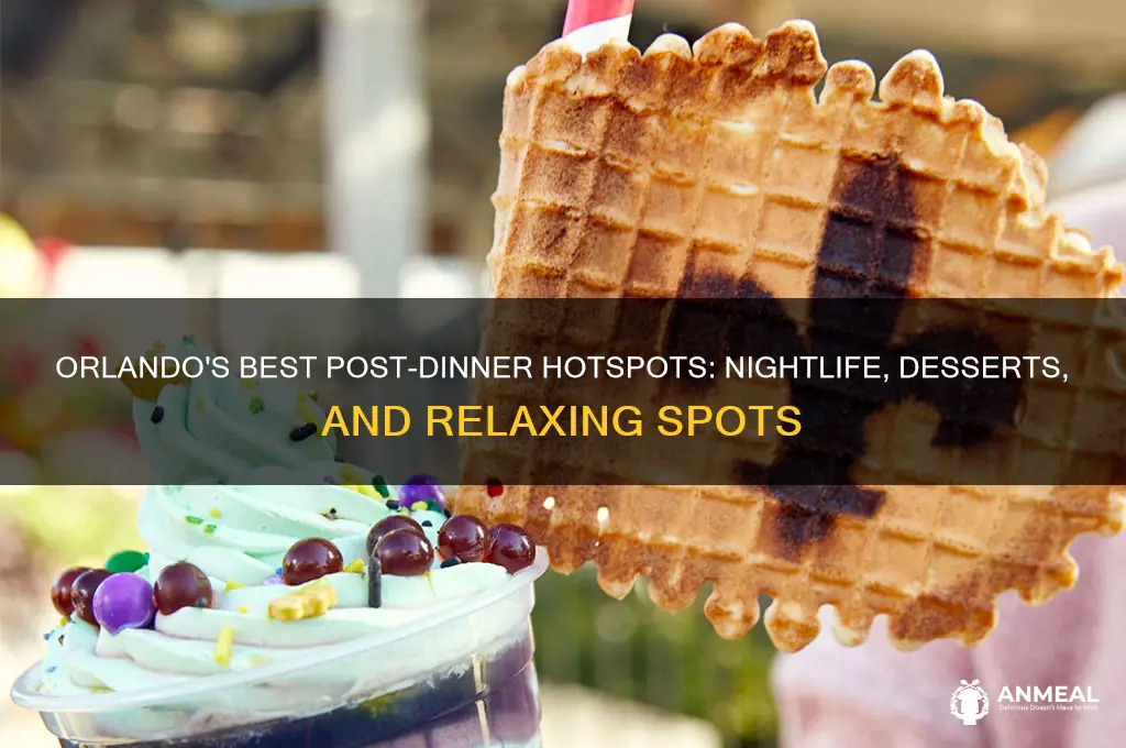 where to go after dinner in orlando