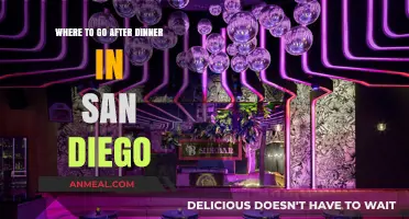 San Diego's Best Post-Dinner Spots: Nightlife, Desserts, and More