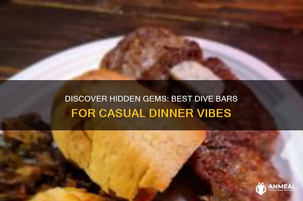 where to go dinner dive bars