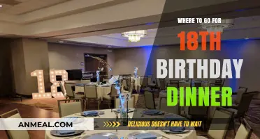 Celebrate Your 18th Birthday Dinner at These Unforgettable Spots