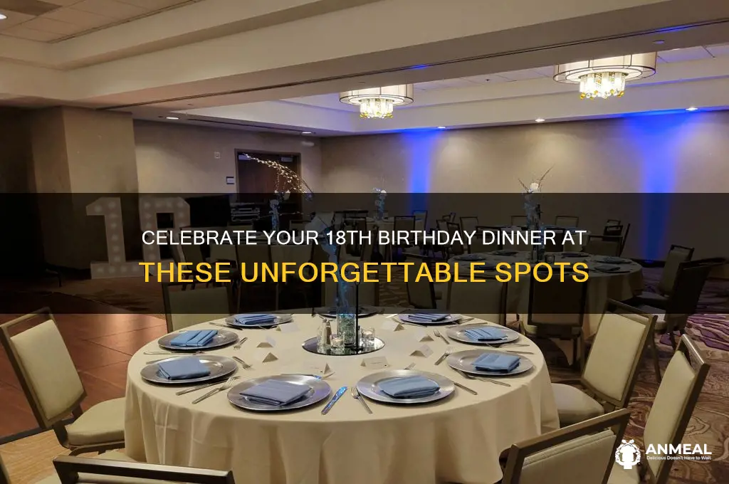 where to go for 18th birthday dinner