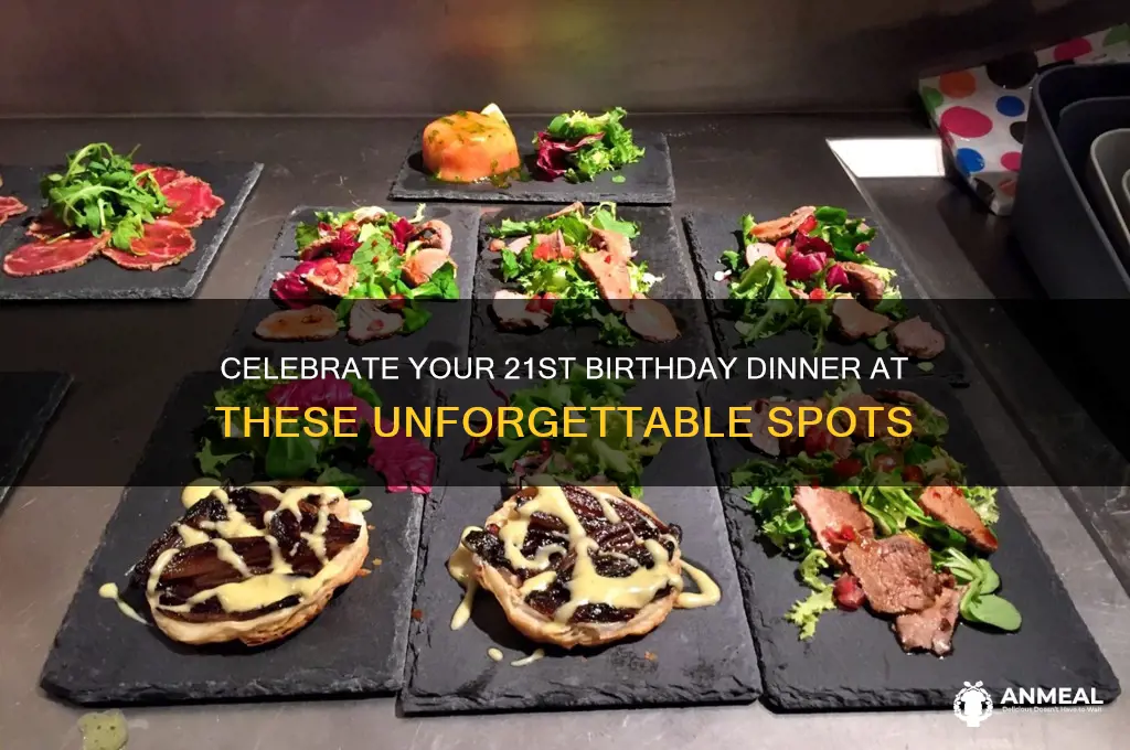 where to go for 21st birthday dinner