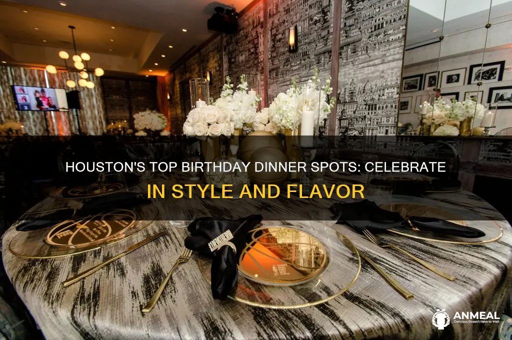 where to go for a birthday dinner in houston