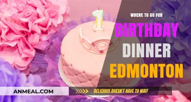 Edmonton's Top Birthday Dinner Spots: Celebrate in Style and Flavor