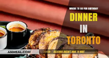 Toronto's Top Birthday Dinner Spots: Celebrate in Style and Flavor