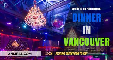 Vancouver's Top Birthday Dinner Spots: Celebrate in Style and Flavor