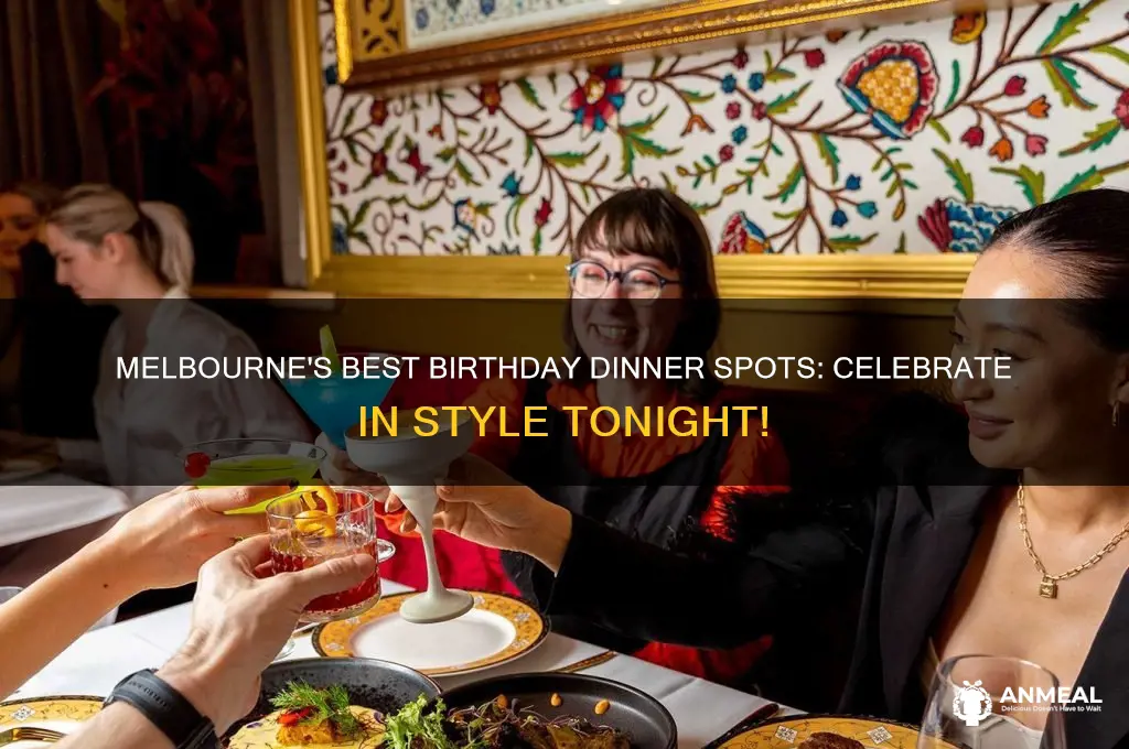 where to go for birthday dinner melbourne