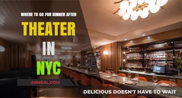 Curtain Call Cuisine: Top NYC Dinner Spots Post-Theater