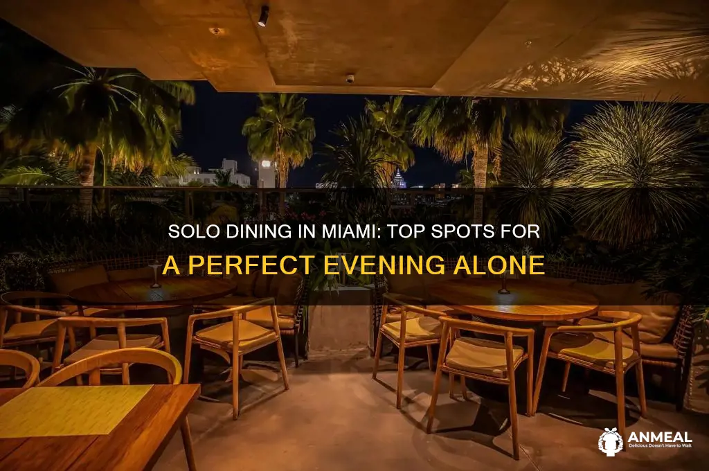 where to go for dinner alone in miami