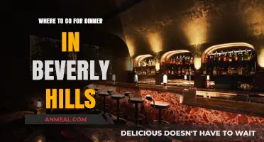 Discover Beverly Hills' Best Dinner Spots: A Culinary Journey Awaits