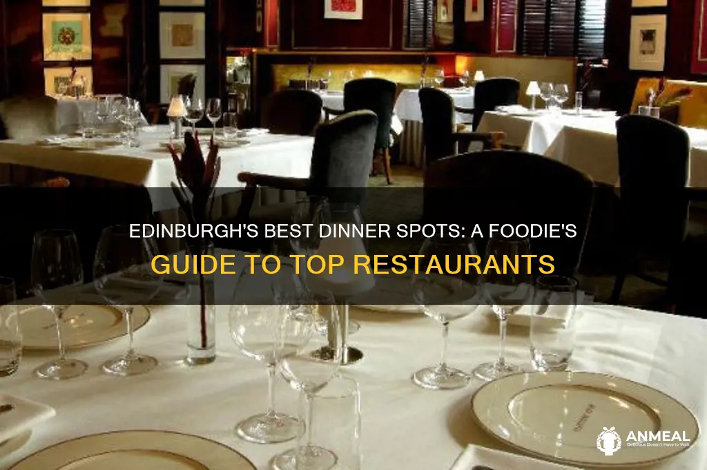 where to go for dinner in edinburgh