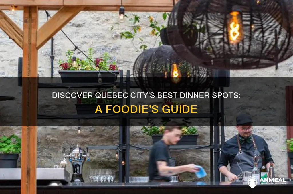 where to go for dinner in quebec city
