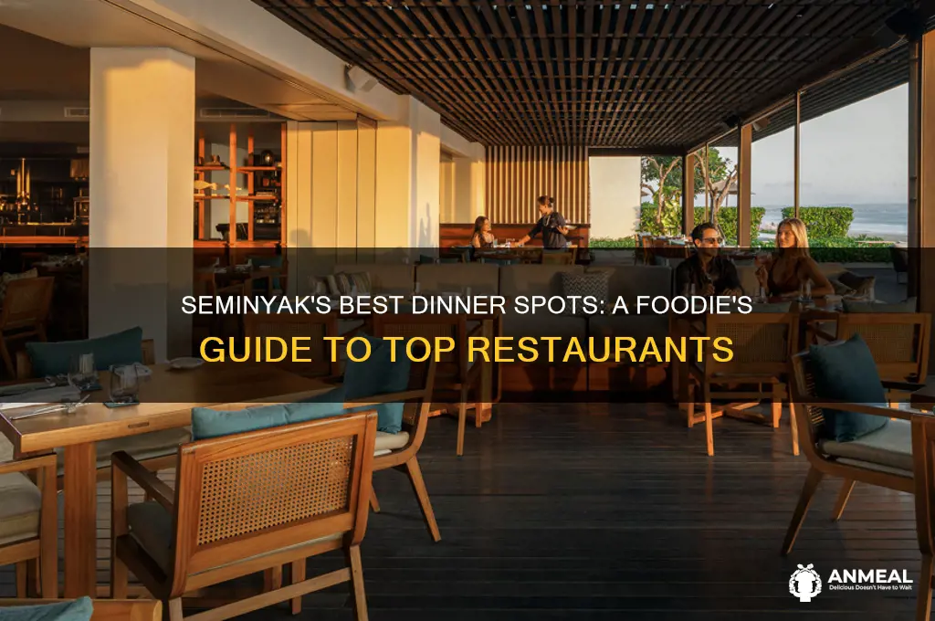 where to go for dinner in seminyak