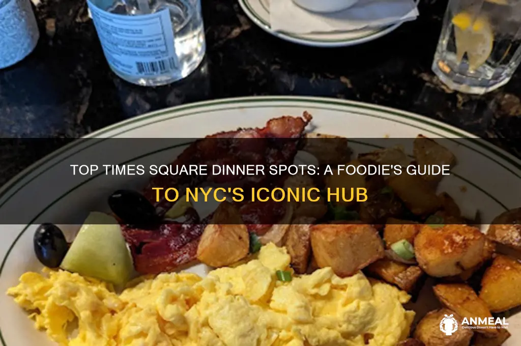 where to go for dinner in times square