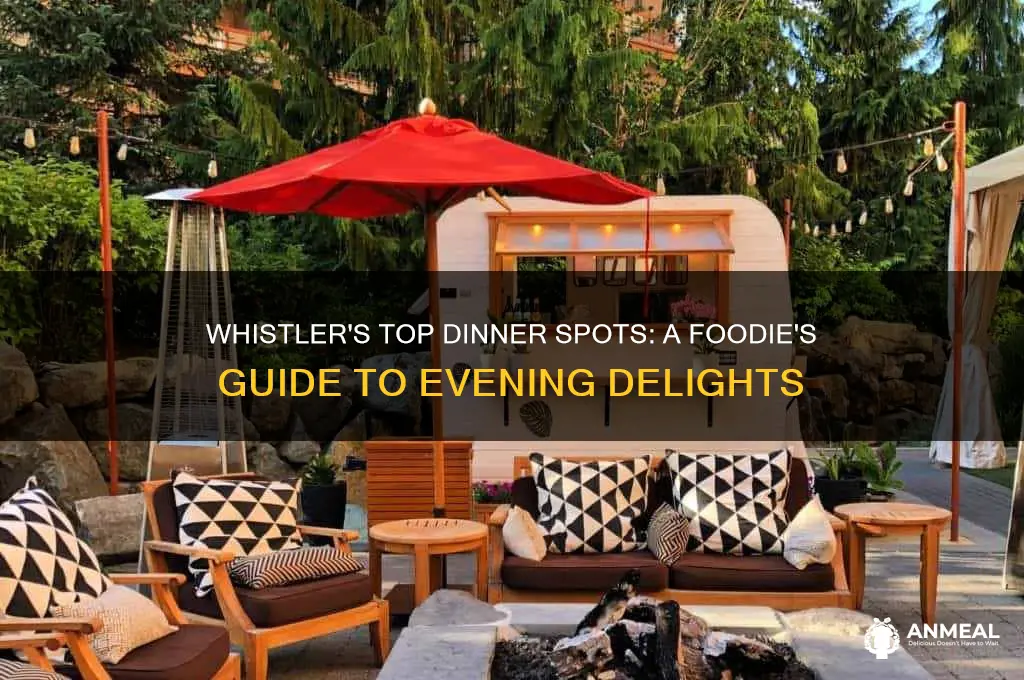 where to go for dinner in whistler