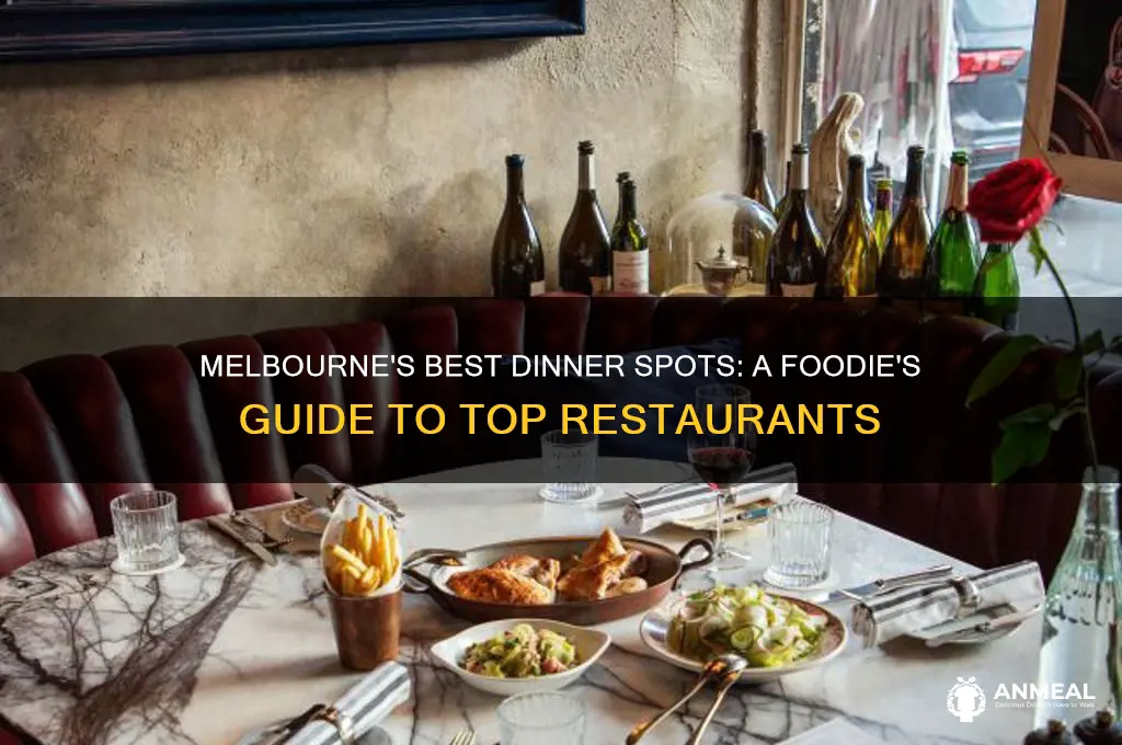 where to go for dinner melbourne