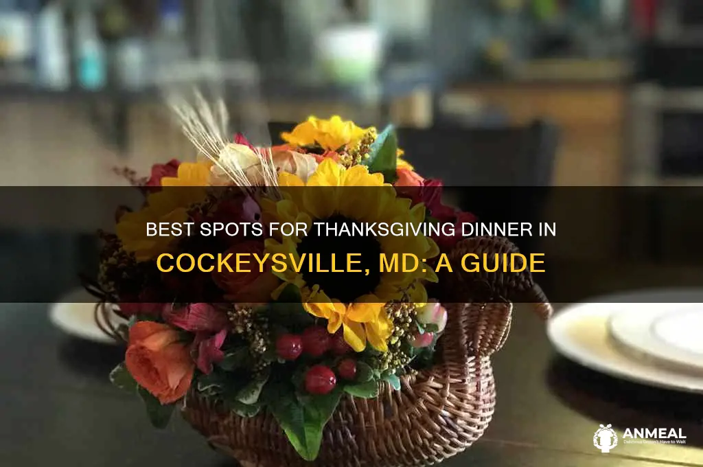 where to go for thankshivinb dinner cockeysville md