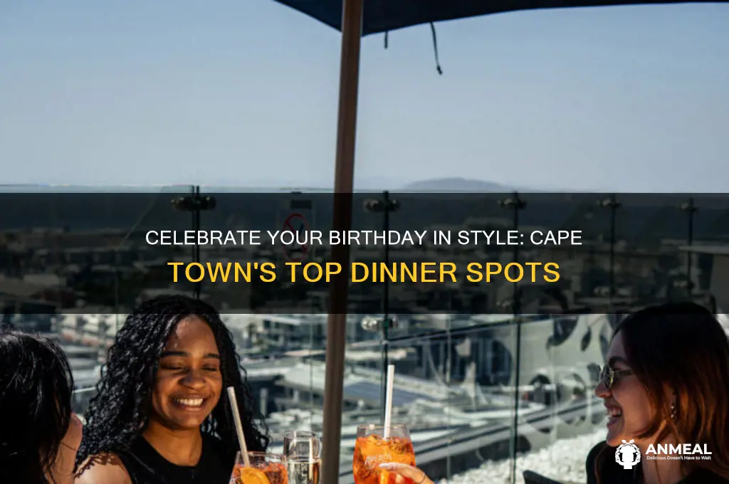 where to have a birthday dinner in cape town