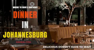 Celebrate Your Birthday in Style: Johannesburg's Top Dinner Spots