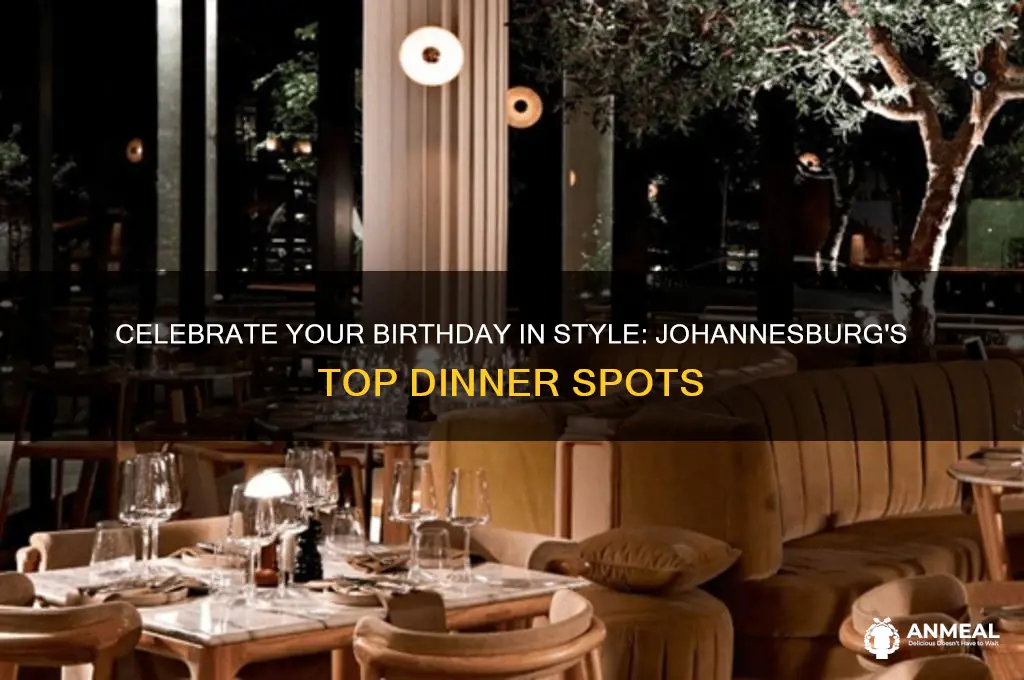 where to have a birthday dinner in johannesburg