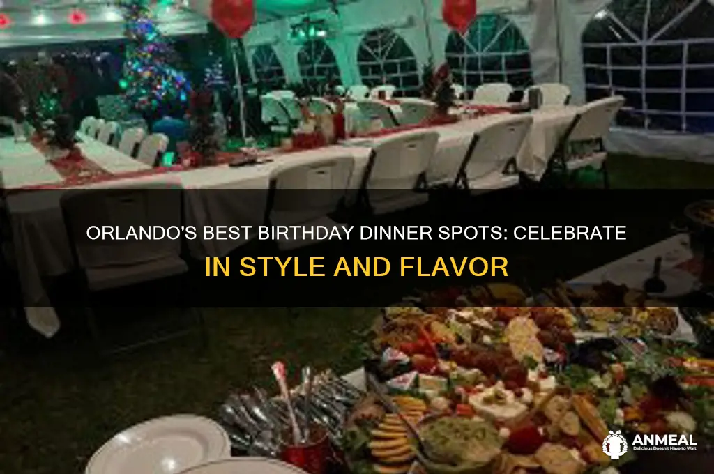 where to have a birthday dinner in orlando