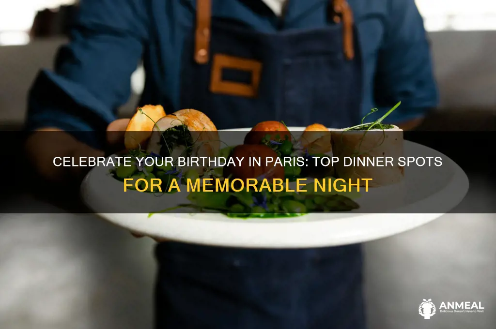 where to have a birthday dinner in paris