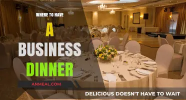 Top Business Dinner Spots: Impress Clients in Style and Ambiance